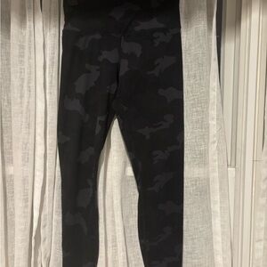 Women’s Black Camouflage Leggings